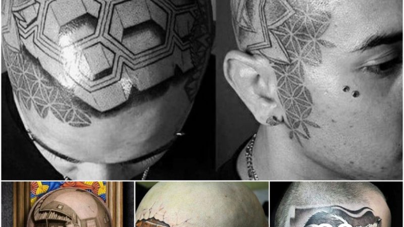 A Collection of Unique Designs for Artistic Men’s Head Tattoos