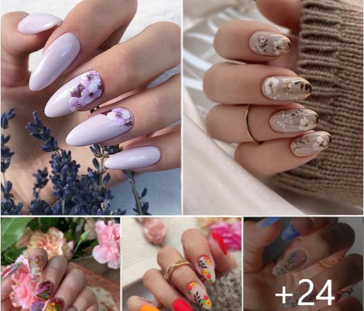 Explore 15 Floral Nail Designs for a Burst of Positivity