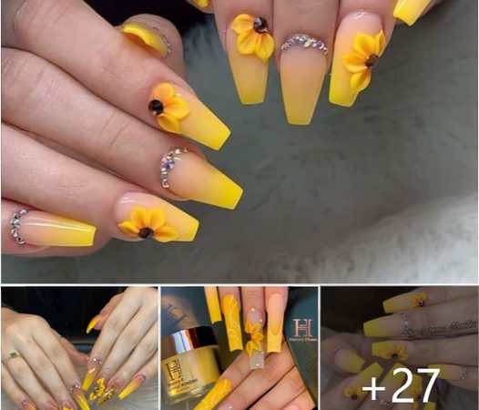 Glow like a Sunflower: 2023’s Must-Try Summer Nail Art Trends
