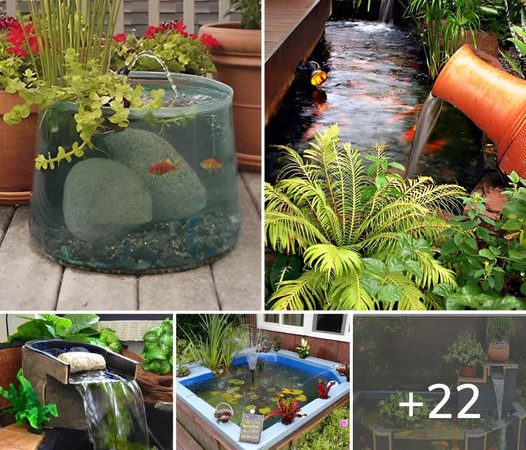 22 Creative DIY Small Aquarium Ideas for Your Yard and Garden