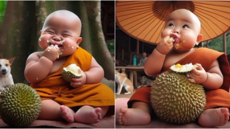 Viral Laughter Unleashed as Adorable Baby’s Hilarious Reaction to Durian Tasting Takes the Internet by Storm!