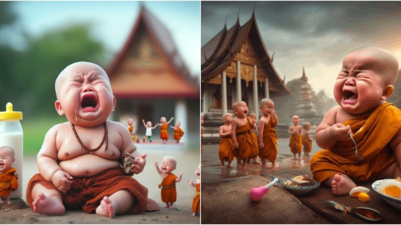 Captivating Chuckles: Enchanting Moments of Babies During Meals Elicit Unstoppable Laughter from Netizens.
