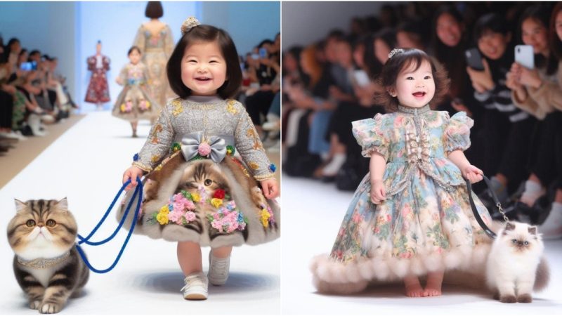 Enchanting Innocence: Captivating Expressions of Child Models Shine on the Catwalk