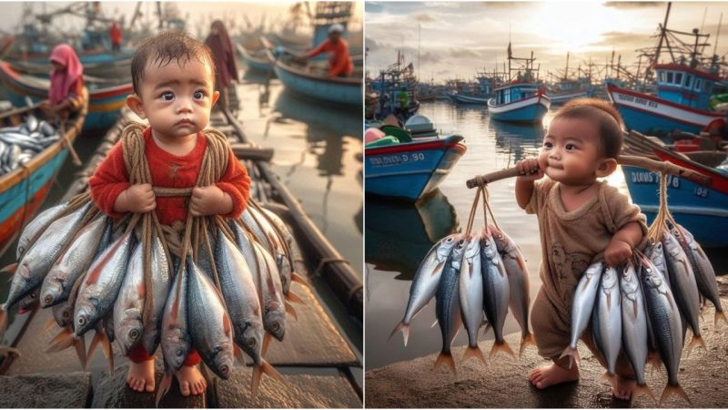 Seaside Wonders: A Photographer’s Unparalleled View of Children, Capturing Adorable and Unique Moments